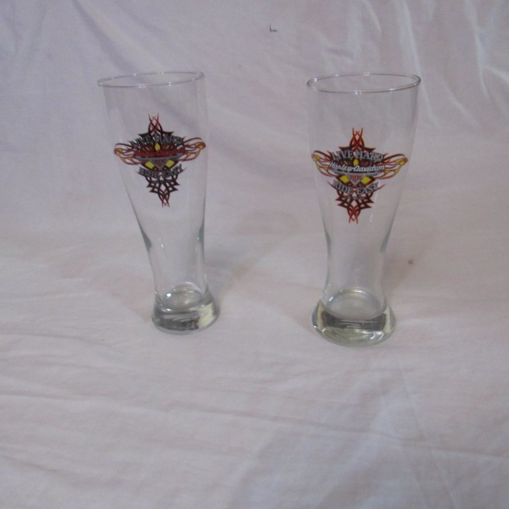 Harley Davidson Glass 2